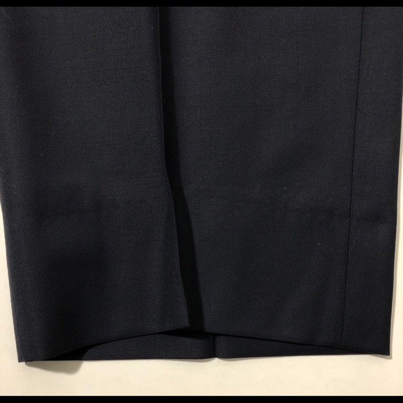 Canali Dress Pants 100% Wool Black Italy 42x28.5 - Picture 7 of 8